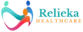 Relieka healthcare log in white background
